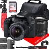 Canon EOS 2000D Rebel T7 DSLR Camera EF S 18 55mm F/3.5 5.6 III Lens 14pc Bundle