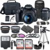 Canon EOS Rebel T7 DSLR Camera Bundle with Canon EF S 18 55mm f/3.5 5.6 is II Lens