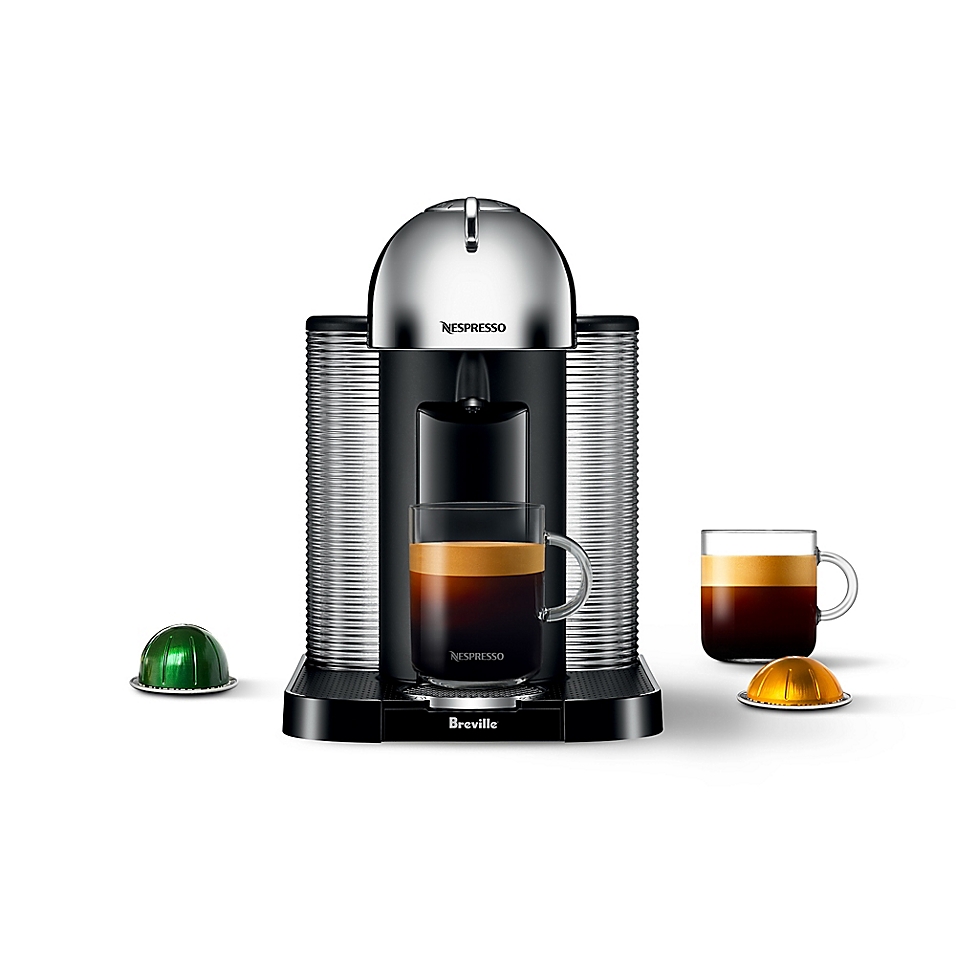 Nespresso By Breville Vertuoline Coffee And Espresso Maker In Chrome Silver