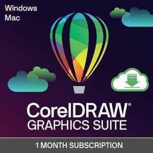 Corel 1 Month Graphic Design Software Subscription