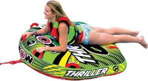 WOW Sports 1-Person Inflatable Towable Deck Tube