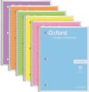 Oxford 1 Subject College Ruled Spiral Notebooks, 6-Pack