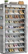 OYREL 10-Tier Tall Shoe Rack, Large Capacity