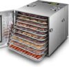 Septree 10-Tray Stainless Steel Food Dehydrator