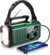 Leaton 10000mAh Emergency Crank Solar Radio