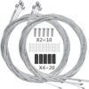 Hapleby 10PCS Premium Bike Shift Cable Kit