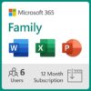 Microsoft 12-Month Family Subscription, 1TB OneDrive