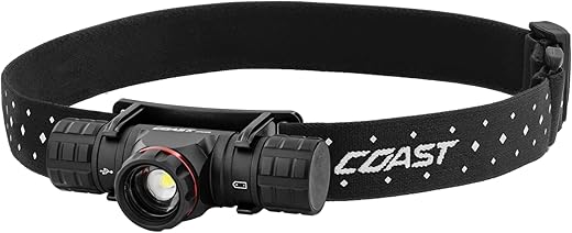 Coast 1200 Lumen Rechargeable Headlamp with Twist Focus