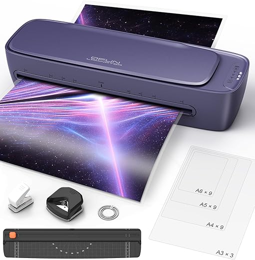 Qfun 13-Inch Thermal Laminator, Cold/Hot, No Jam