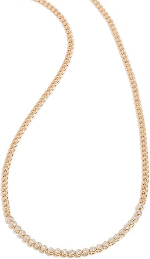 Zoe Chicco 14k Bezel Set Tennis Necklace