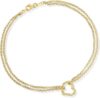 Ross-Simons 2-Strand Heart Anklet