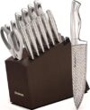 Astercook 15-Piece Kitchen Knife Set with Sharpener