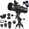 MEEZAA 150EQ Reflector Telescope for Beginners