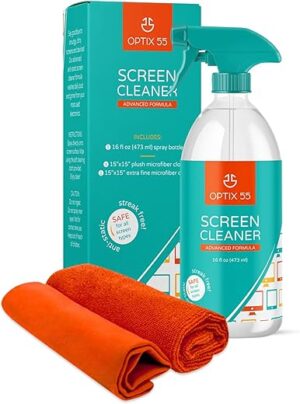 Optix 55 16oz Screen Cleaner Kit with Cloths