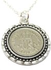 OCC Old Coin Cufflinks 1949 Link Pendant With Sterling Silver Chain