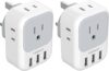 TESSAN 2 Pack US to UK Plug Adapters