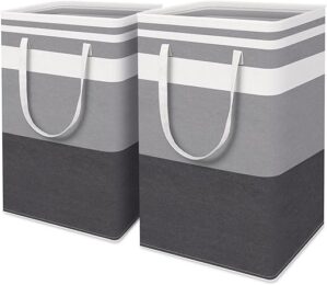 HomeHacks 2-Pack Waterproof Collapsible Laundry Baskets
