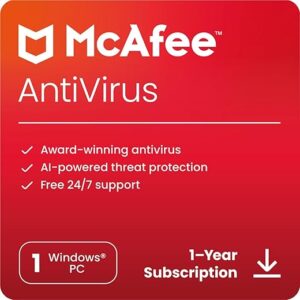 McAfee 2024 Antivirus Protection for 1 PC