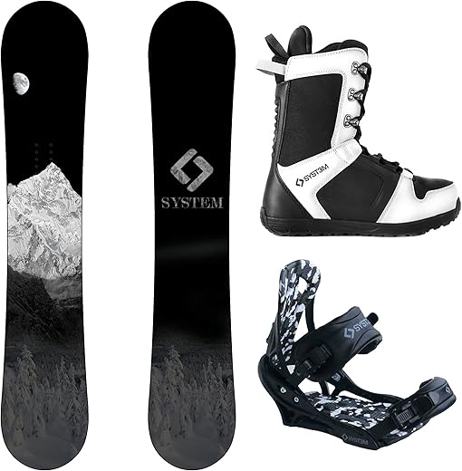 System 2024 Men's Snowboard Package with APX