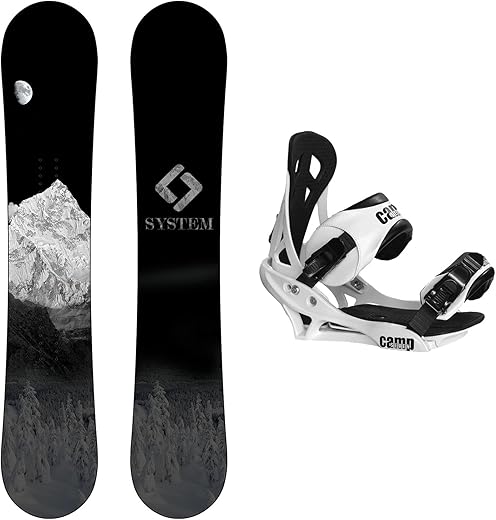 System 2024 Snowboard with Summit Bindings
