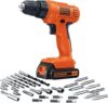 BLACK+DECKER 20V Cordless Drill/Driver + 30-Piece Kit