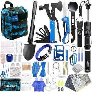 Outtrek 215 PCS Blue Emergency Survival Kit