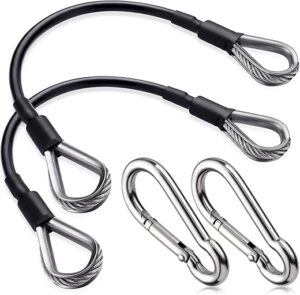 TOBWOLF 2PCS 10" Gym Extension Cable Attachments