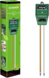 SONKIR 3-in-1 Soil pH/Moisture/Light Tester