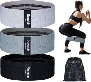 Honmein 3-Level Resistance Bands Set for Fitness