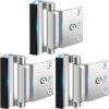 WINONLY 3 Pack Metal Door Reinforcement Locks