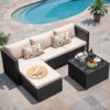 Greesum 3-Piece Outdoor Wicker Sofa Set