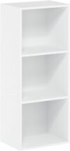 Furinno 3-Tier White Bookcase Storage