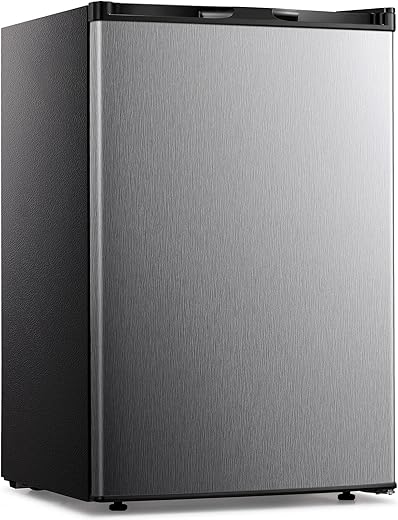 Kismile 3.0 Cu.ft Upright Mini Freezer with Adjustable Shelves