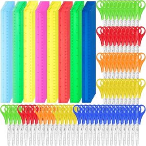 Glenmal 300-Piece School Kit: Scissors & Rulers