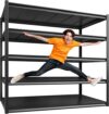 REIBII 3000LBS Adjustable 5 Tier Heavy Duty Shelving