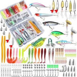 TCMBY 327PCS Freshwater Fishing Lure Kit