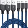 Hoblaze 3Pack 10FT Nylon Micro USB Cables