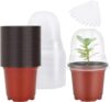 MIXC 4″ Clear Nursery Pots with Humidity Dome