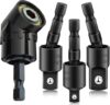 CIGOTU 4-in-1 Right Angle Drill Adapter Set