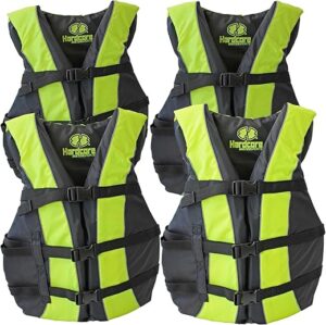 Hardcore Water Sports 4-Pack Adult Paddle Vest, Coast Guard Approved