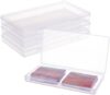 BENECREAT 4-Pack Clear Plastic Storage Boxes