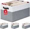 Criusia 4 Pack Large Fabric Storage Baskets