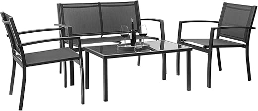 Devoko 4-Piece Outdoor Patio Furniture Set