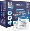 Maxi Clean 400 Pre-moistened Lens Cleaner Wipes