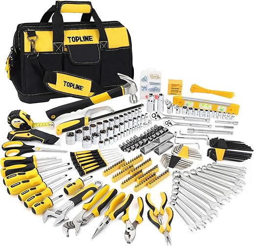 Topline 467-Piece Household Mechanics Tool Set with Bag