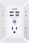 Lvetek 5-Outlet Surge Protector with USB Ports