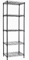 REGILLER 5-Tier Adjustable Metal Storage Rack