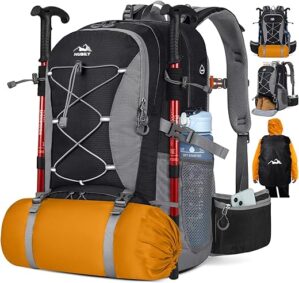 NUBILY 50L Waterproof Lightweight Hiking Daypack