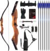 sanlida 58” RTH Hunting Recurve Bow Set