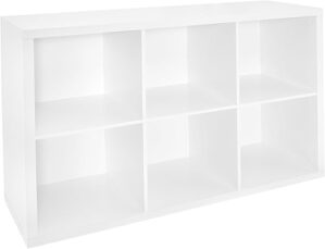 ClosetMaid 6 Cube Storage Shelf with Back Panel